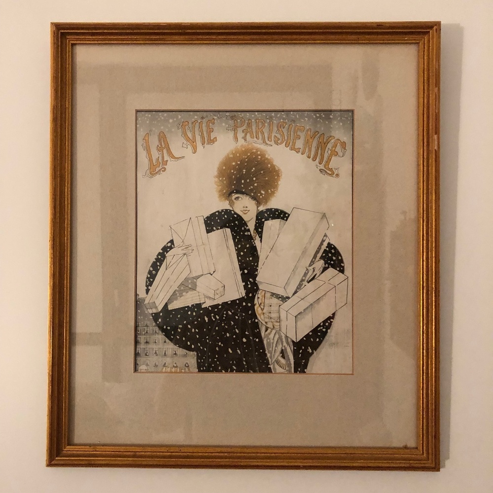 Vintage Print "La Vie Parisienne"